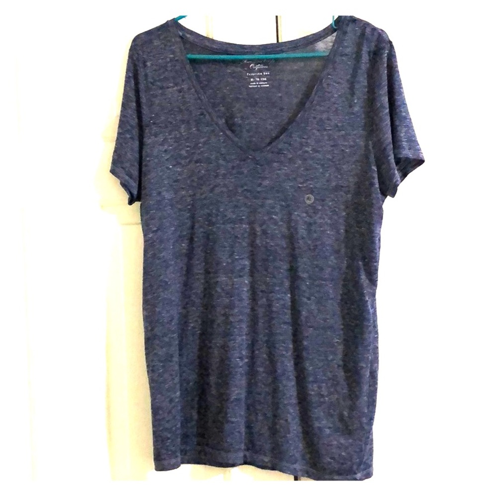 American Eagle Deep V Neck T-Shirt